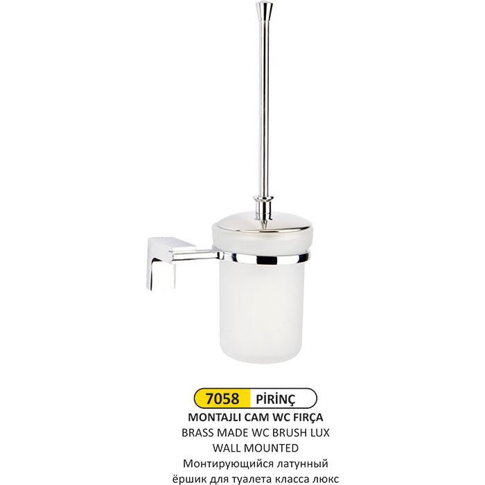 LÜKS MONTAJLI CAMLI WC FIRÇA