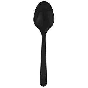 Lüks Plastik Siyah Kaşık