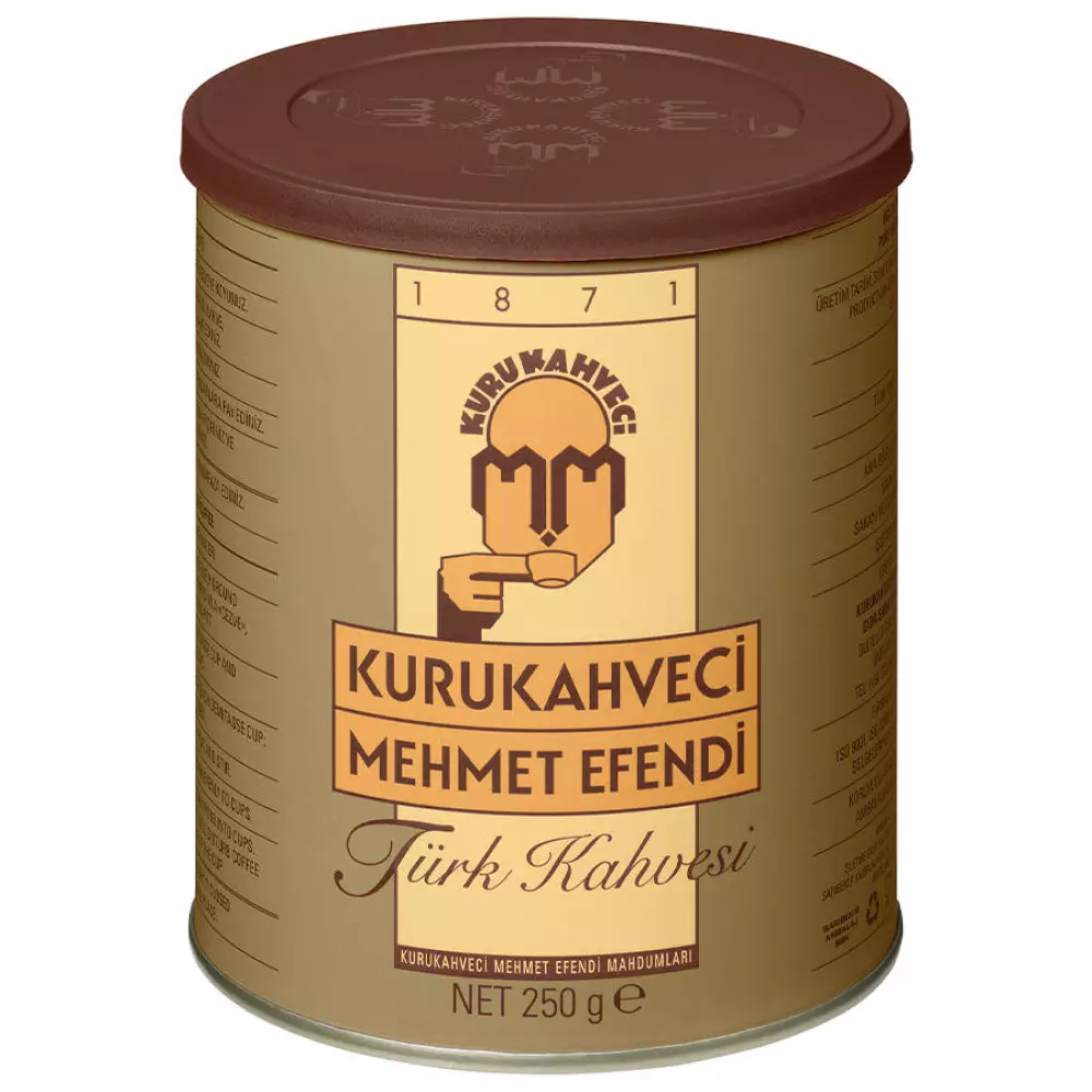 Mehmet Efendi Türk Kahvesi Teneke Kutu 250 gr