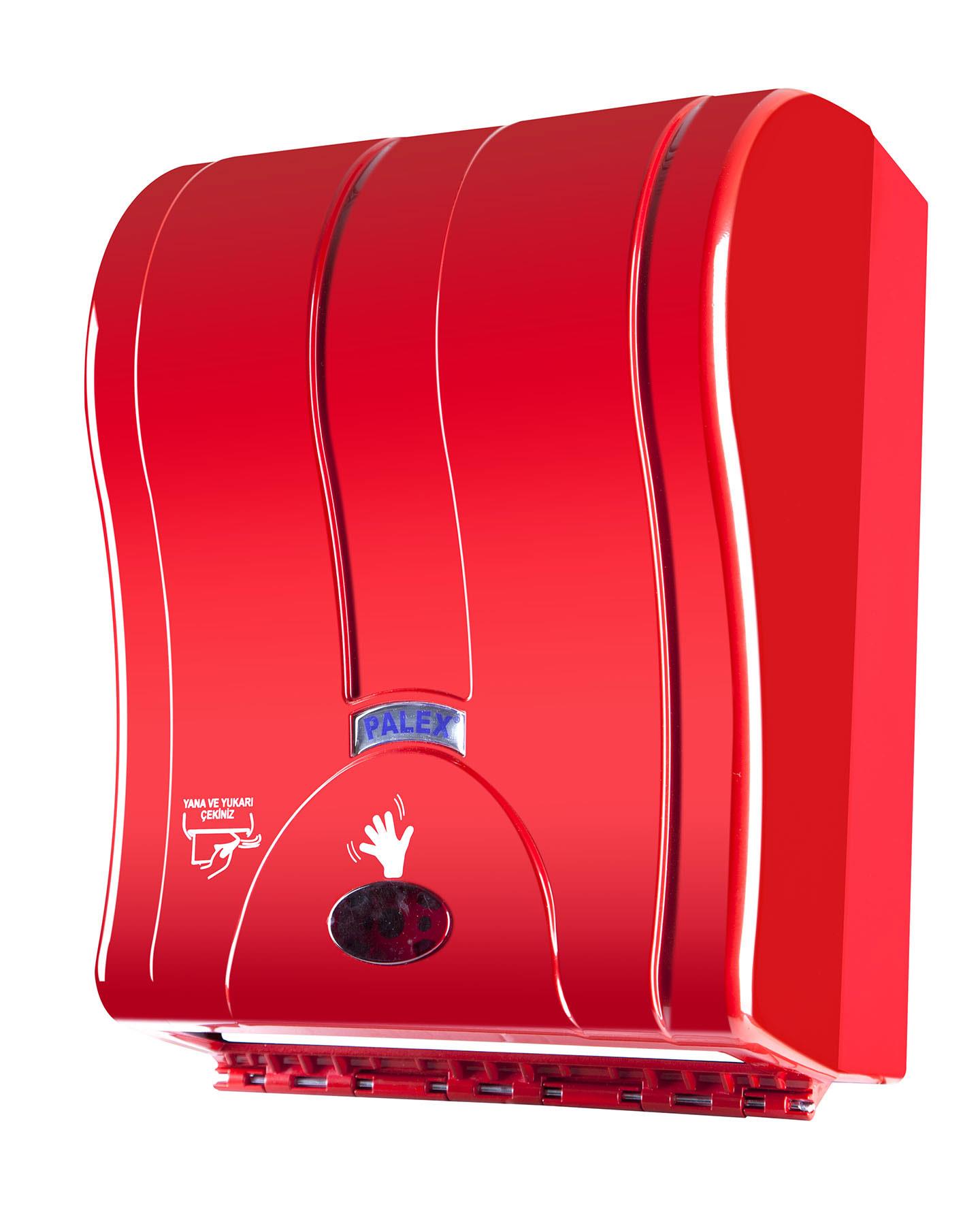 PRESTİJ KIRMIZI 21 CM OTOMATİK HAVLU DİSPENSERİ 