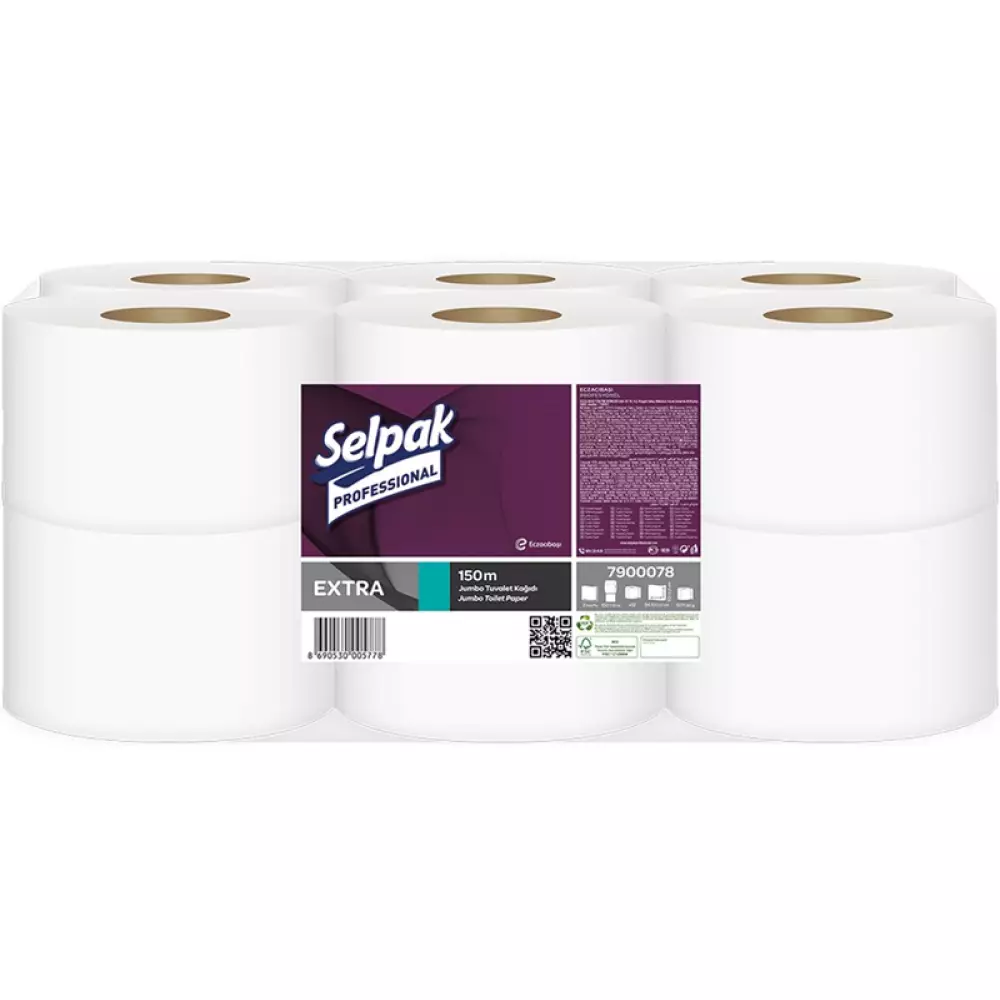 Selpak Professional Extra Jumbo Tuvalet Kağıdı 150 m 12'li