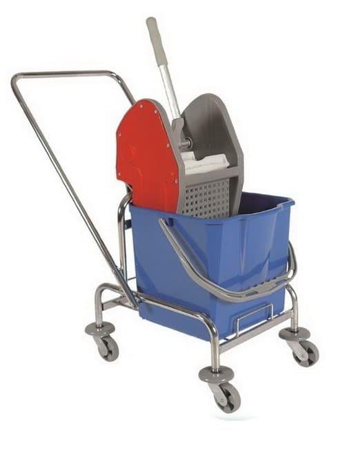 TEMİZLİK SETİ TEK KOVALI METAL KROM