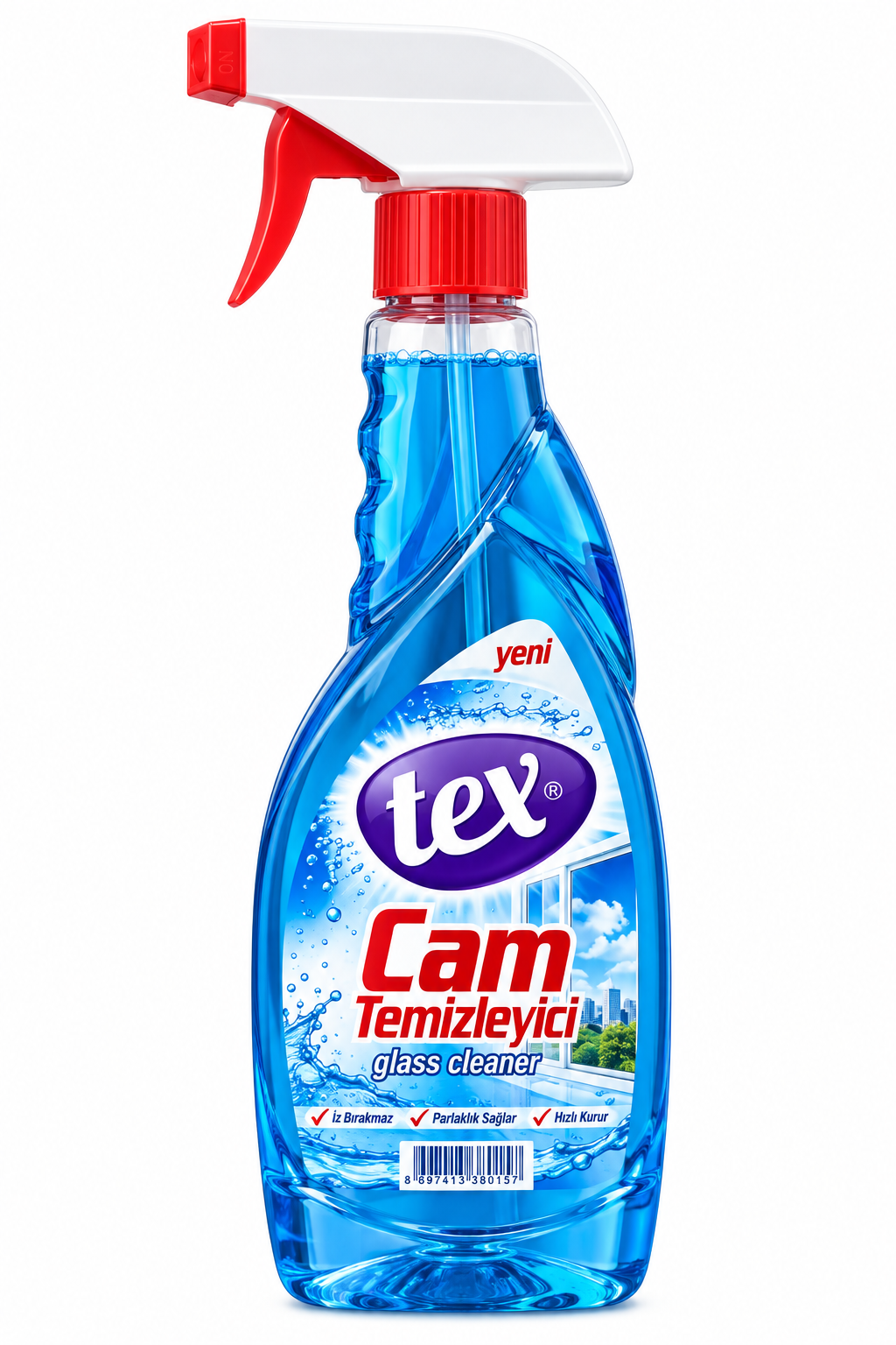TEX CAM TEMİZLEYİCİ 500 ML
