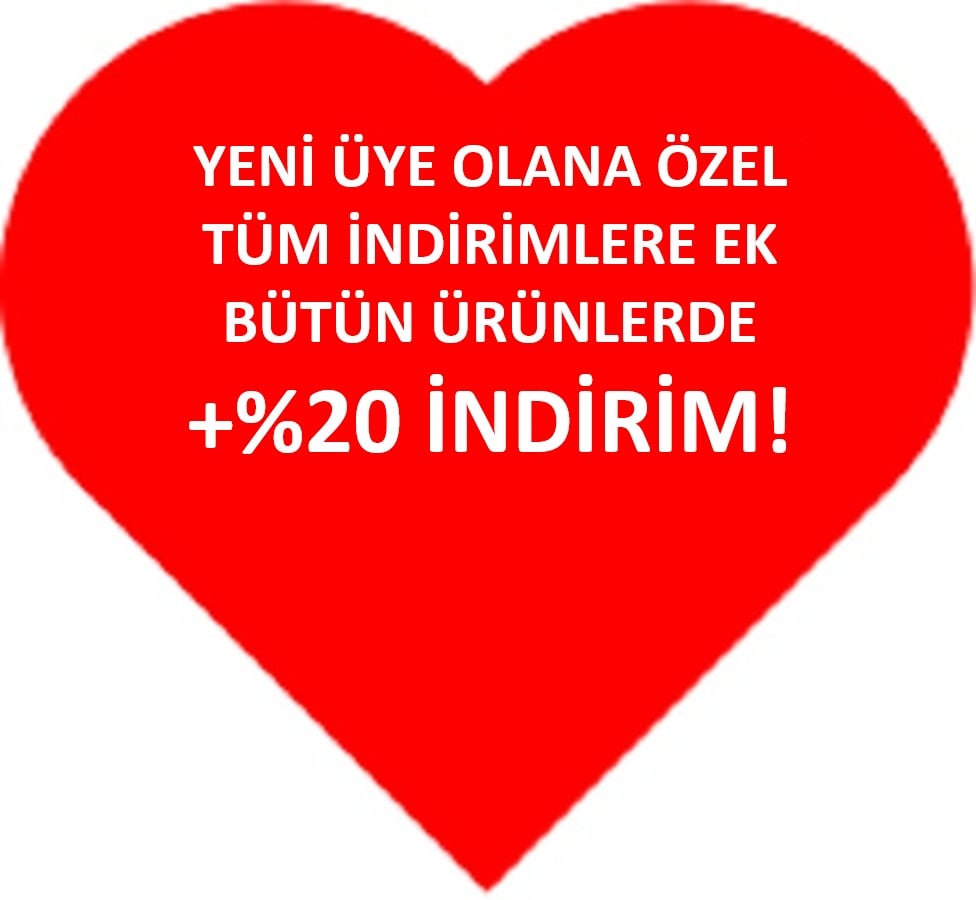 Yeni Üyelere %20 İndirim
