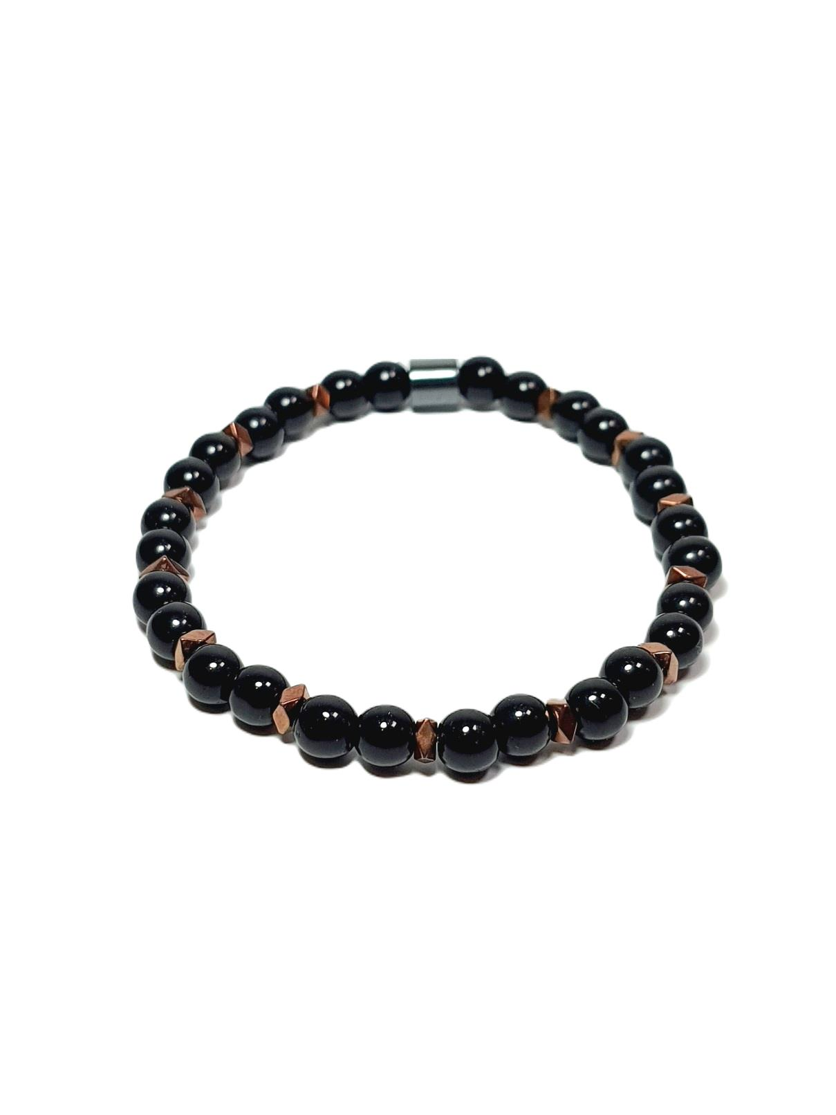 Doğaltaş BileklikJTSS25DOB1526 ONYX HEMATİT SİYAH JANTİ DOĞALTAŞ BİLEKLİKJanti