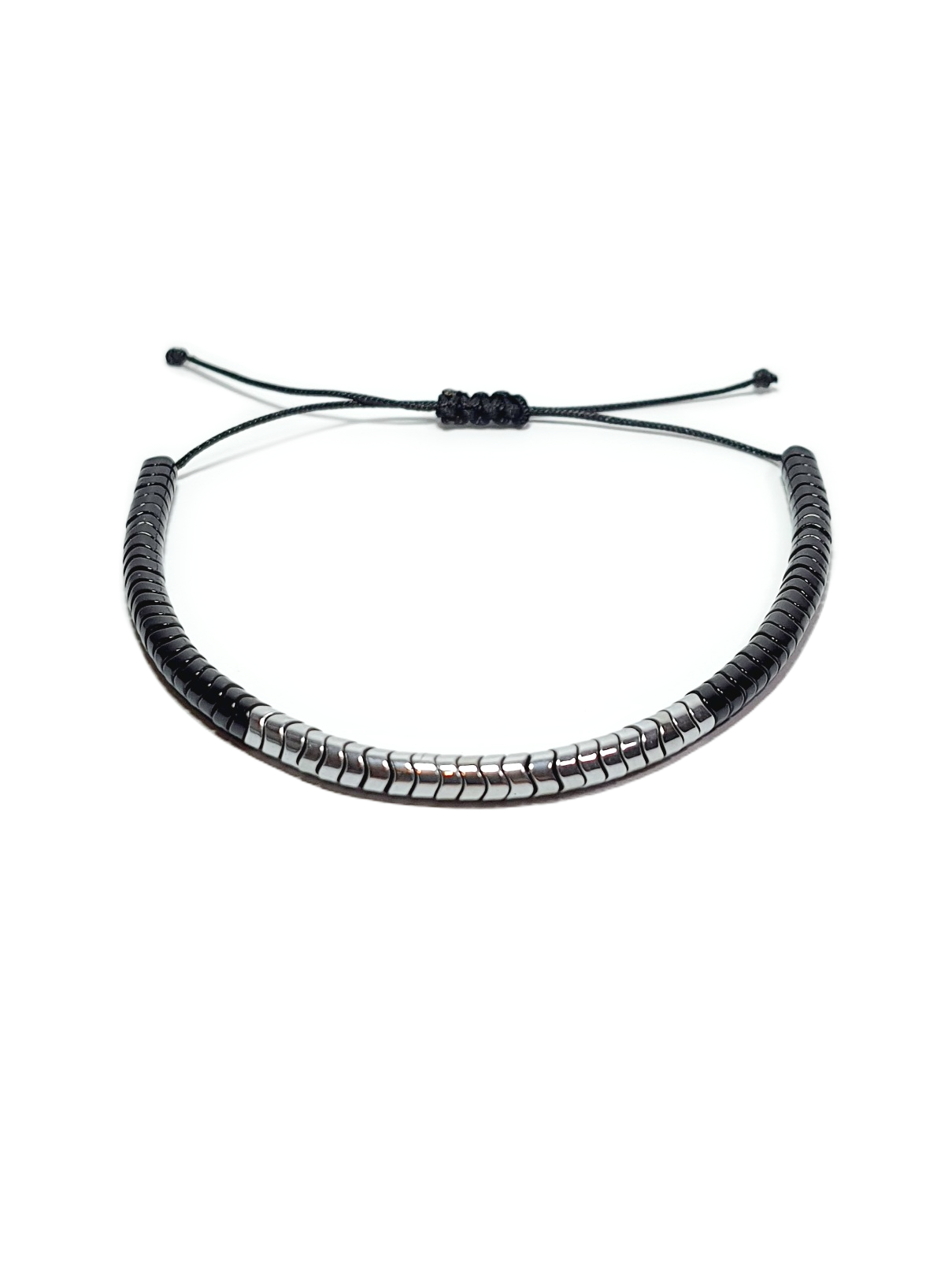 Doğaltaş BileklikLFNSS25DIB112350085-AUSTIN-STANDARTJANTİ LFN4 mm Hematit Doğaltaş ip örme asansör kapama bileklik