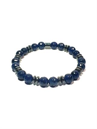 Doğaltaş BileklikJTSS24DOB1424 JANTİ UNISEX BİLEKLİK JADE ELMAS KESİM HEMATİT DOĞALTAŞ TASARIM GARANTİLİJanti
