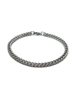 Çelik BileklikJTSS25ÇEB1477 CHARM ÖRME DESEN MODEL GÜMÜŞ GRİ RENK ZİNCİR PASLANMAZ RENK ATMAZ 316L JANTİ ÇELİK BİLEKLİKJantideri bileklik, bileklik, erkek bileklik, hediye bileklik, janti bileklik, babalar günü, sevgililer günü, yılbaşı, öğretmenler günü, çelik bileklik, doğaltaş bileklik,