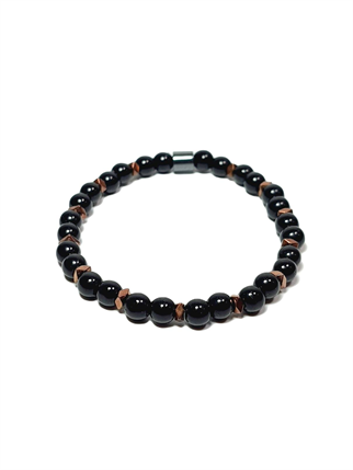 Doğaltaş BileklikJTSS25DOB1526 ONYX HEMATİT SİYAH JANTİ DOĞALTAŞ BİLEKLİKJanti