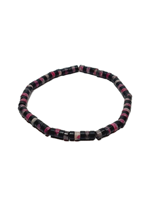 Doğaltaş BileklikJTSS26BLK1694 VARASİT ONYX DİSK DOĞALTAŞ ESNEK 4 MM JANTİ BİLEKLİKJanti