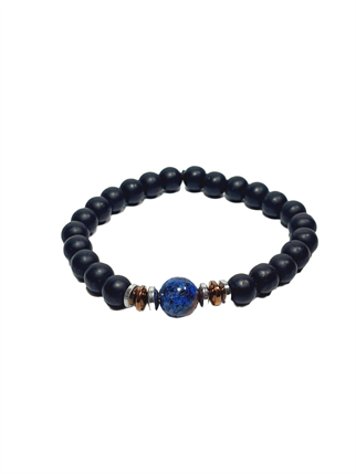 Doğaltaş BileklikJTSS26BLK1842 CEYT ONYX HEMATİT DOĞALTAŞ SİYAH 8 MM GARANTİLİ ESNEK JANTİ BİLEKLİKJanti
