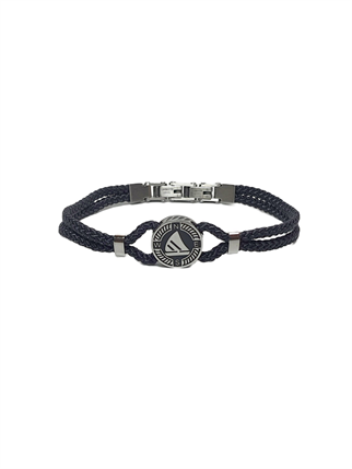 BileklikJTSS26BLK1879 PASLANMAZ ÇELİK KİLİT SİYAH MİLAN İP EL YAPIMI ÇELİK YELKENLİ APARATLI UNISEX BİLEKLİK GARANTİLİ KUTULU JANTİ BİLEKLİKJanti