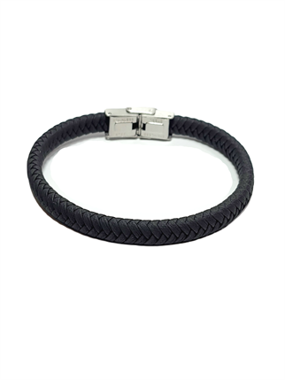 Deri BileklikLFNSS25DCB112350101-CLAS-STANDARTJANTİ LFN12 mm Suni deri çelik çengelli kapama bileklik