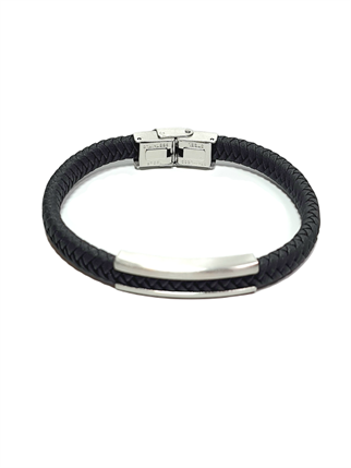 Deri BileklikLFNSS25DCB112350112-LUTHA-STANDARTJANTİ LFN12 mm Suni deri çelik çengelli kapama bileklik