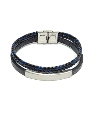 Doğaltaş BileklikLFNSS25DCB112350113-FELIX-STANDARTJANTİ LFN12 mm Suni deri çelik çengelli kapama bileklik
