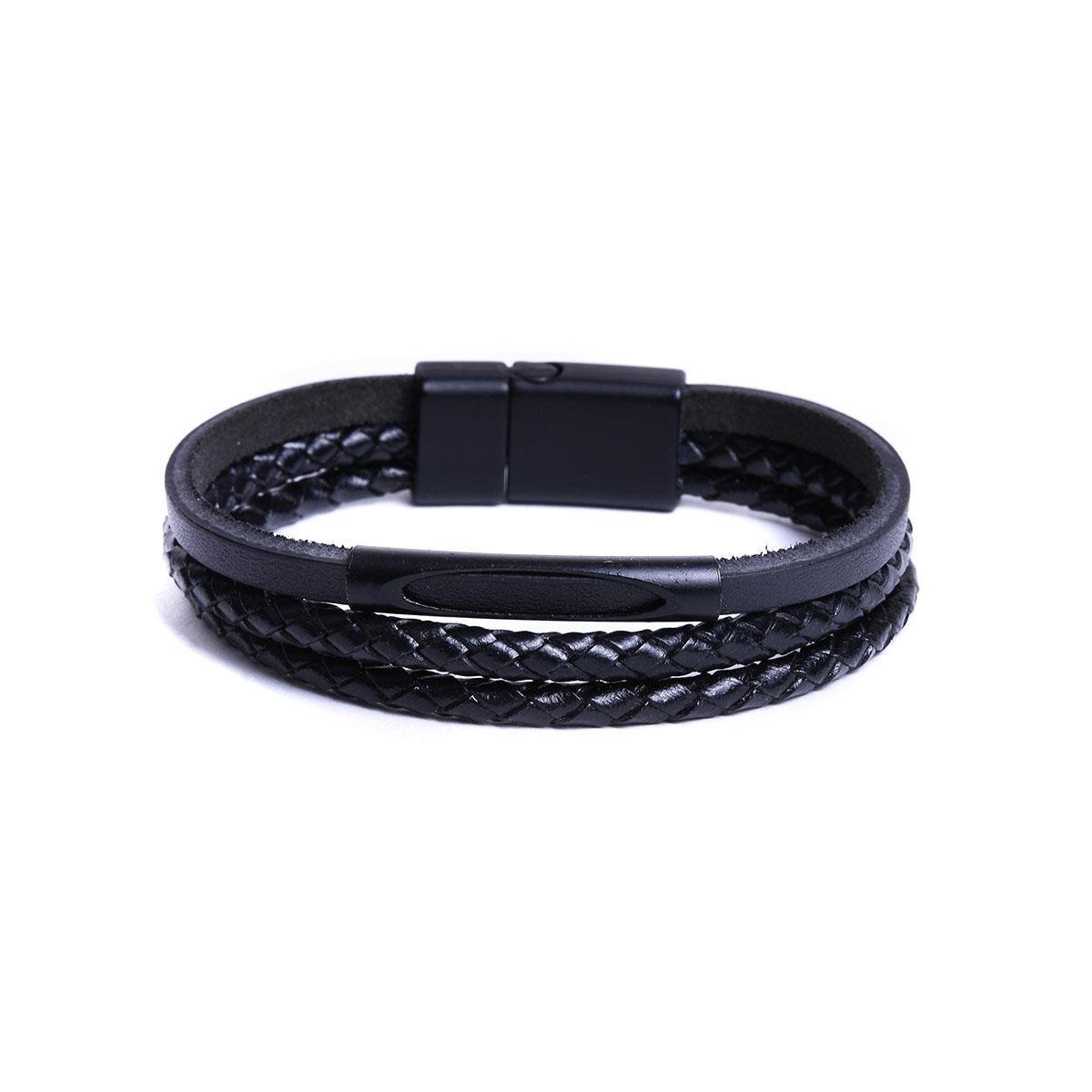 BileklikJDBM1901 JANTİ BİLEKLİK HAKİKİ DERİ MIKNATISLIJanti