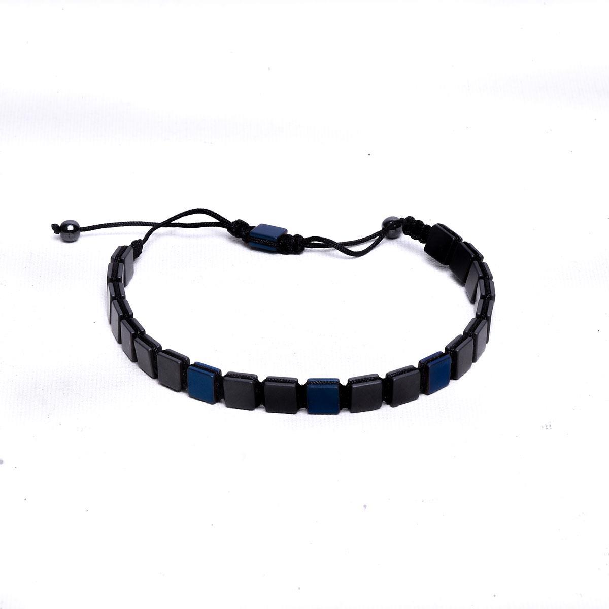 BileklikJDTI1913 JANTİ BİLEKLİK HEMATİT MAKROME İPJanti