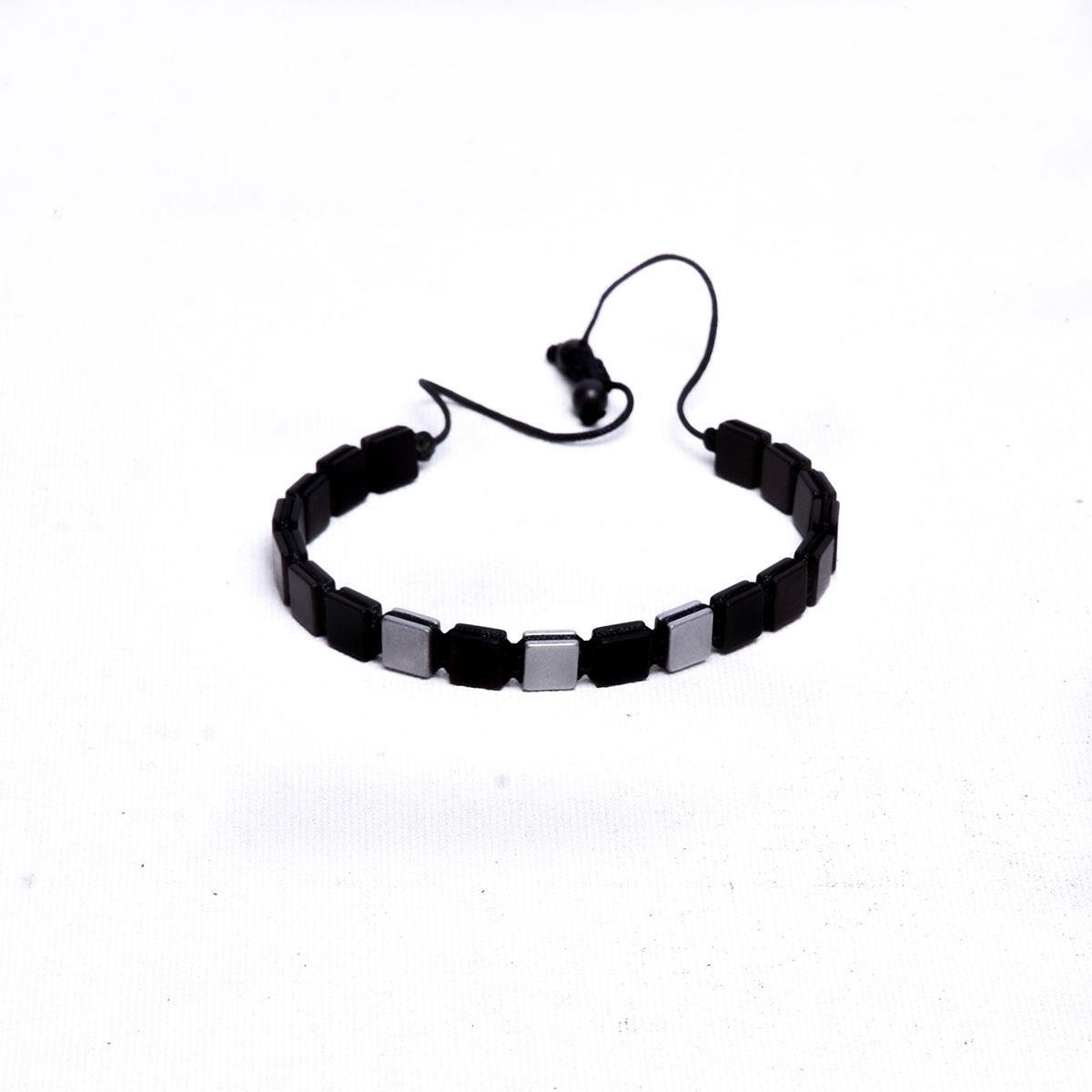 BileklikJDTI1915 JANTİ BİLEKLİK HEMATİT MAKROME İPJanti