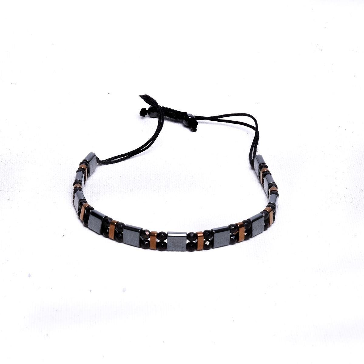 BileklikJDTI1916 JANTİ BİLEKLİK HEMATİT MAKROME İPJanti