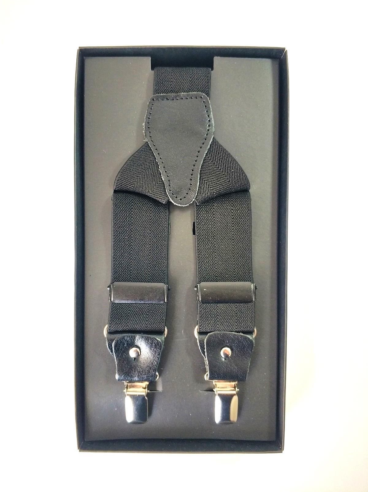 Pantolon AskısıJANTİ PANTOLON ASKISI UNISEX 3,5 CM BALIKSIRTI DERİ MALZEMELİ METAL APARATLIJanti