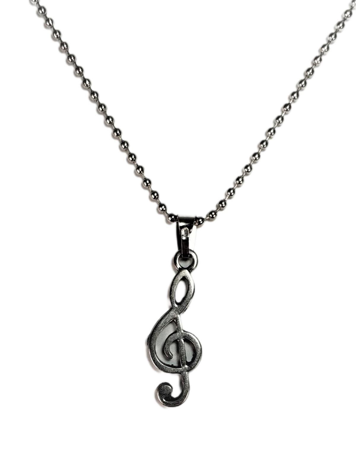 KolyeJTAW23BİK1103 SOL NOTA MELODİ MÜZİK FİGÜRLÜ BİJUTERİ KOLYEJanti