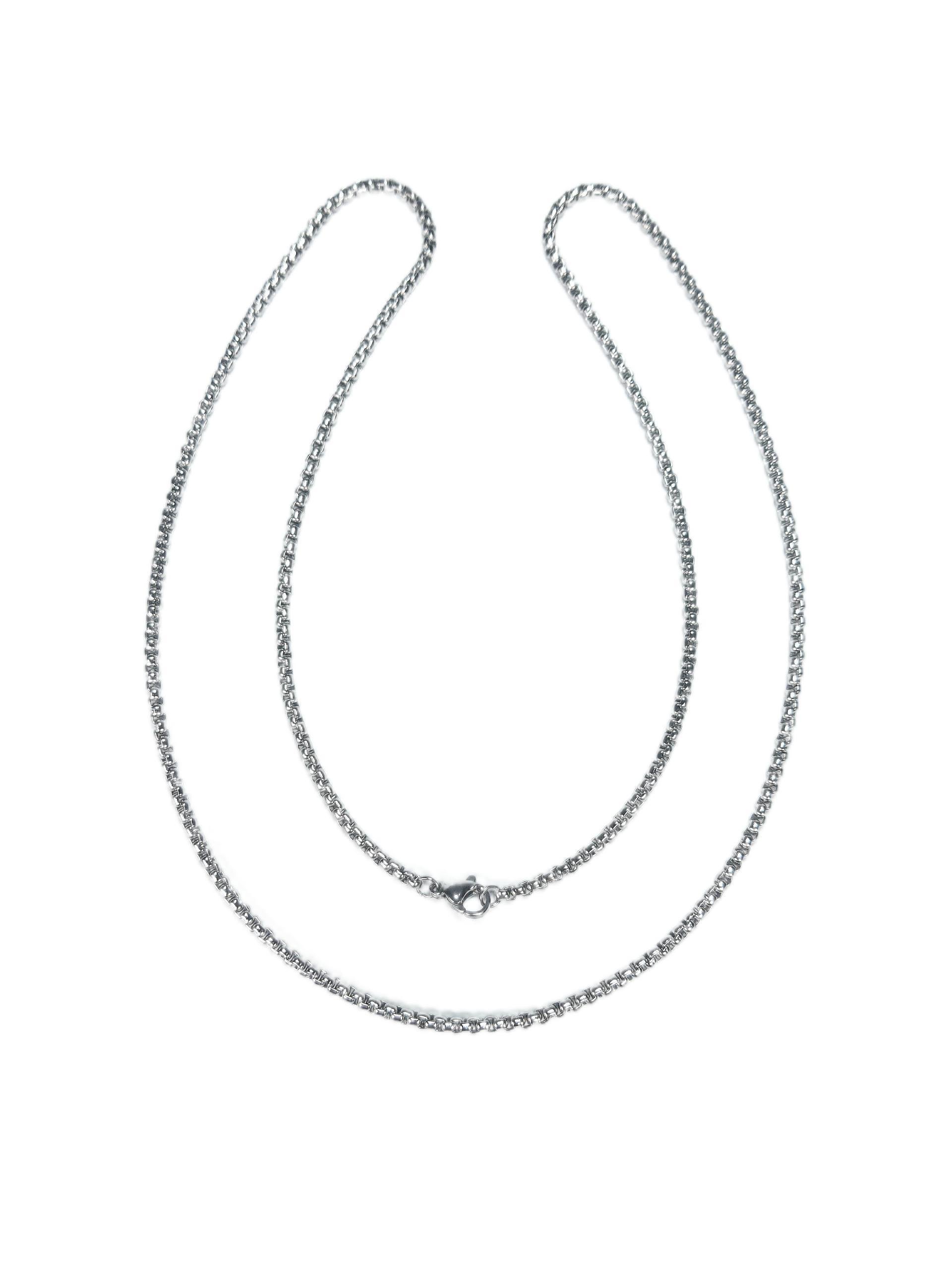 Çelik KolyeJTAW23ÇEK1076 PASLANMAZ ÇELİK KOLYE ZİNCİRİ ZEUS GEÇMELİ MODEL 2 MM 65 CM PASLANMAZ RENK ATMAZ GARANTİLİJanti