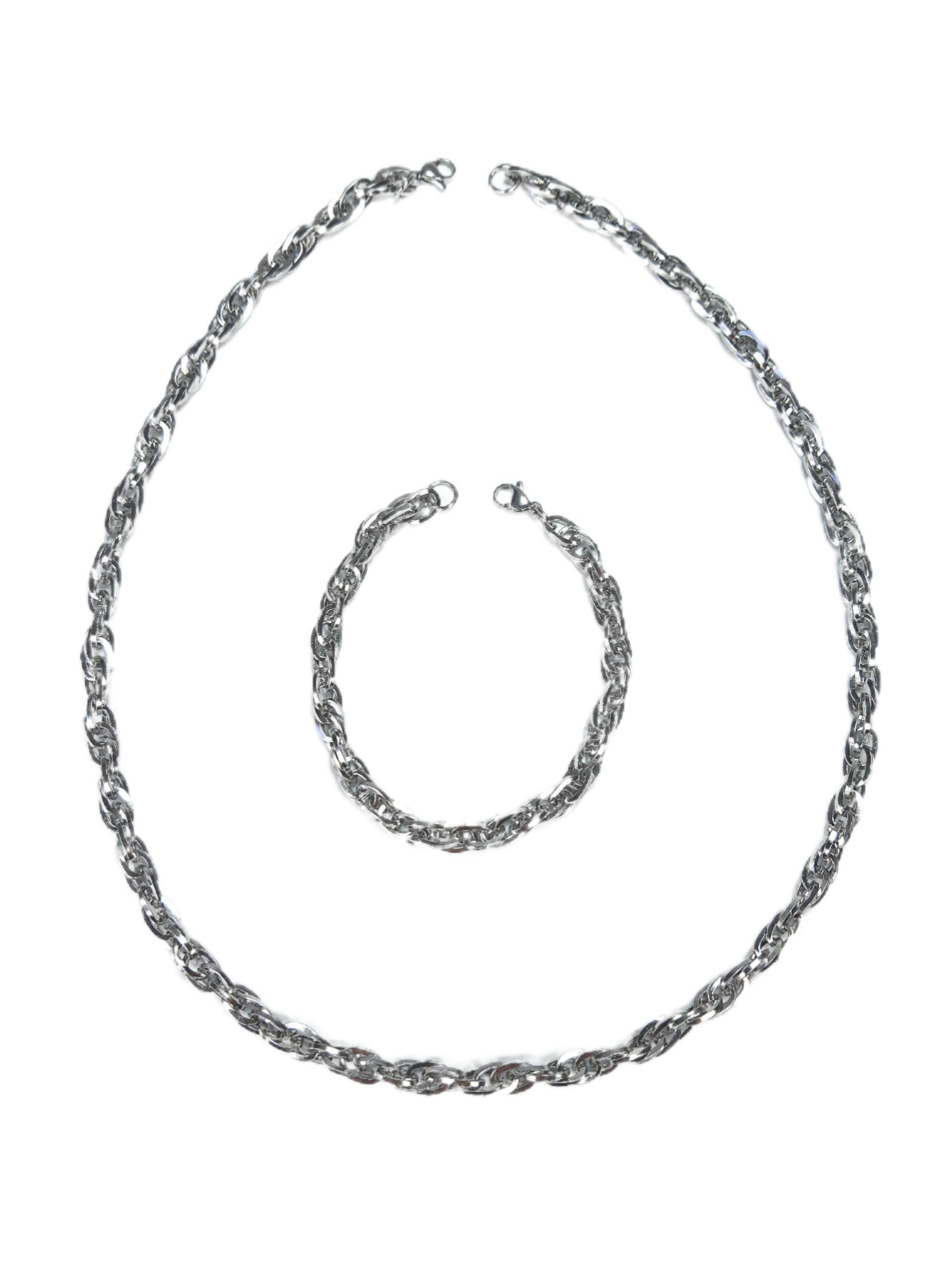 Çelik KolyeJTAW23ÇKB1079 ÇELİK KOLYE ve BİLEKLİK KOMBİNİ ÇİFT ZİNCİR GEÇMELİ HADES MODEL PASLANMAZ RENK ATMAZ GARANTİLİJanti