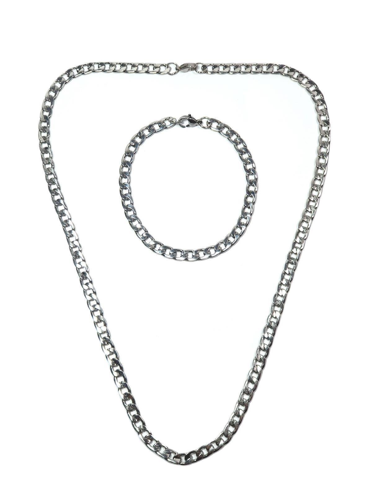 Çelik KolyeJTAW24ÇKB1401 JANTİ ERKEK KOLYE BİLEKLİK KOMBİN PASLANMAZ ÇELİK 316L GURMET ZİNCİR TASARIM GARANTİLİJanti