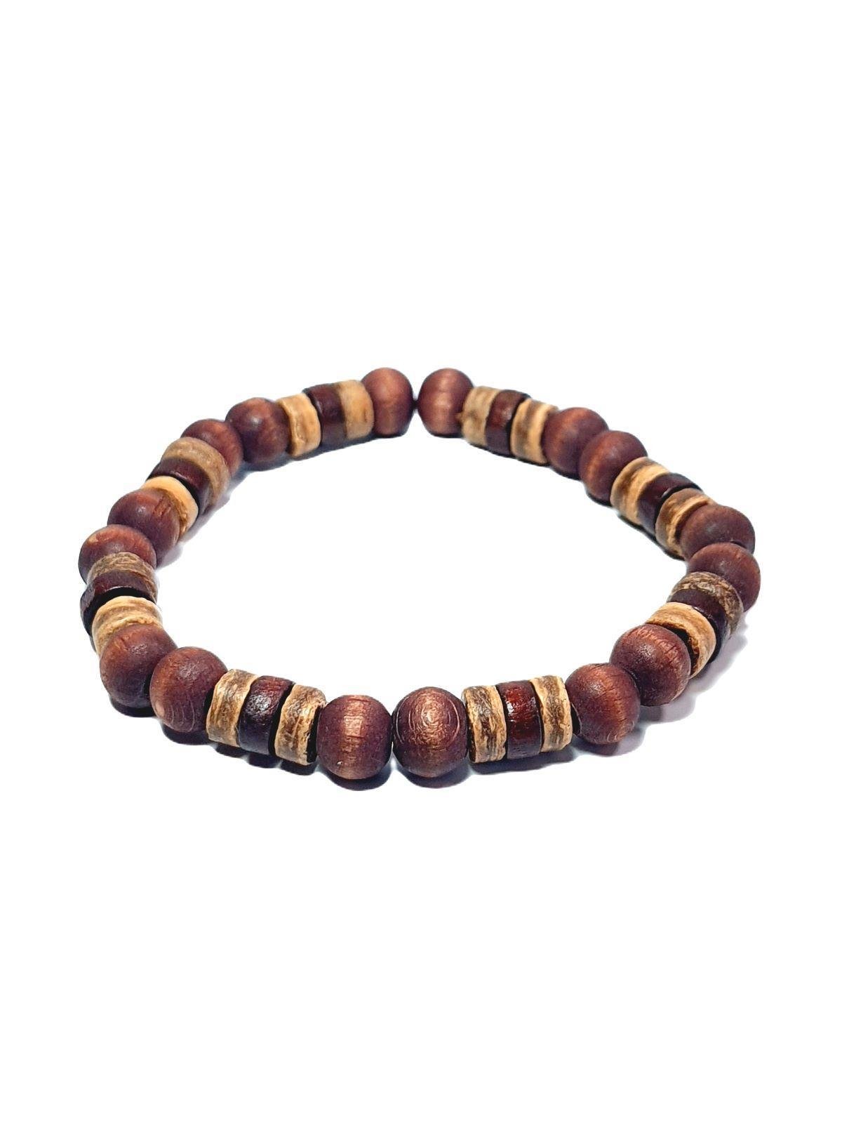 BileklikJTAW24DOB1348 JANTİ BİLEKLİK ZEYTİN ve MAZI AĞACI DOĞA KONSEPT HİPİ 6 MMJanti