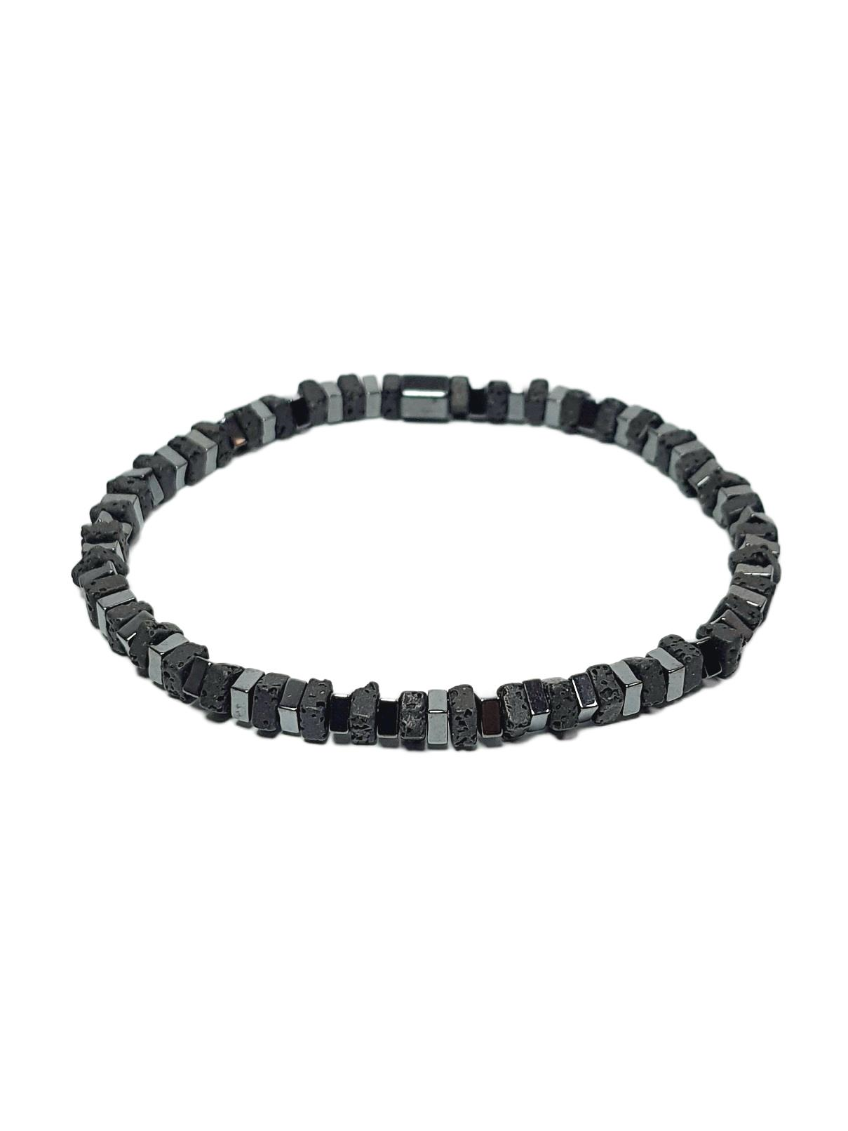 Doğaltaş BileklikJTAW25BLK1582 LAV ve HEMATİT DOĞALTAŞ ESNEK TASARIM SİYAH GRİ GARANTİLİ HEDİYE KUTULU JANTİ DOĞALTAŞ BİLEKLİKJanti