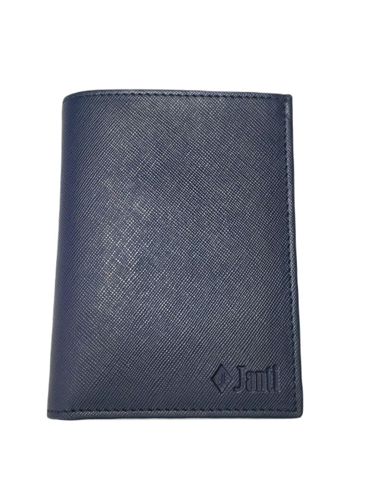 CüzdanJTCZ22008 JANTİ CÜZDAN PİSOTLU DİKEY %100 DERİ MİCRO DESEN LACİVERTJanti