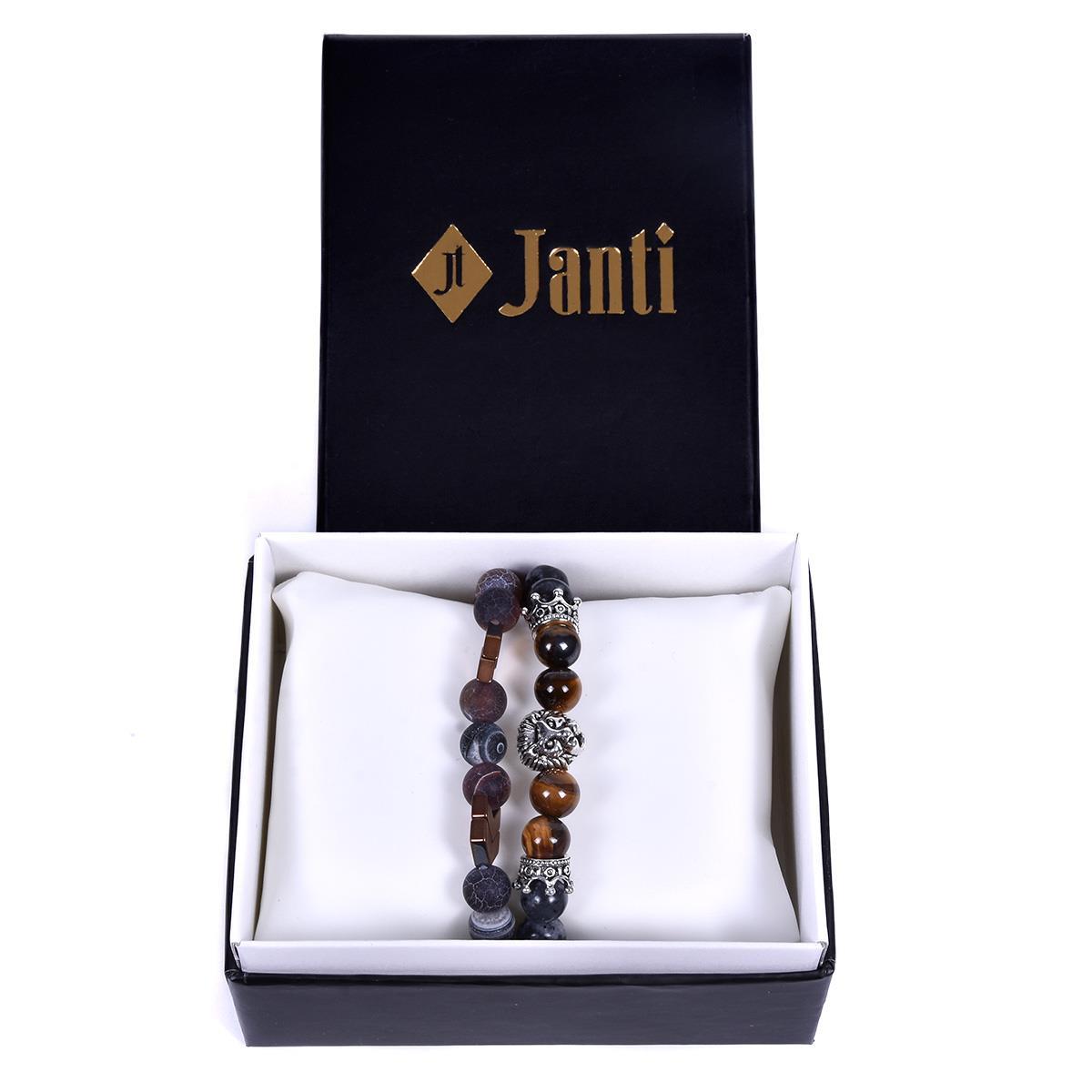 BileklikJTKB19096 JANTİ 2 Lİ KOMBİN BİLEKLİK KUTULUJanti