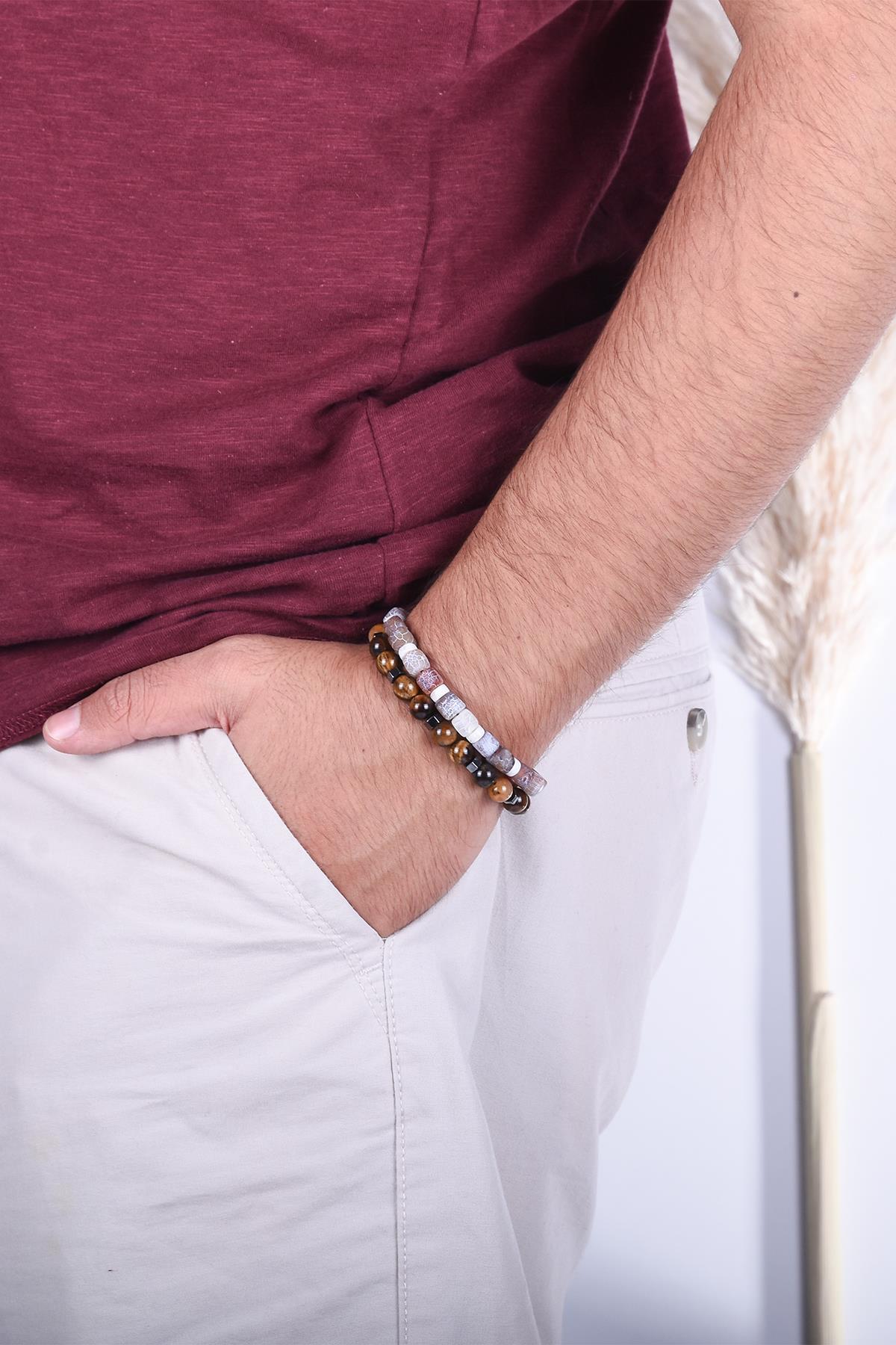 BileklikJTKB20084 JANTİ DOĞALTAŞ KOMBİN BİLEKLİKJanti