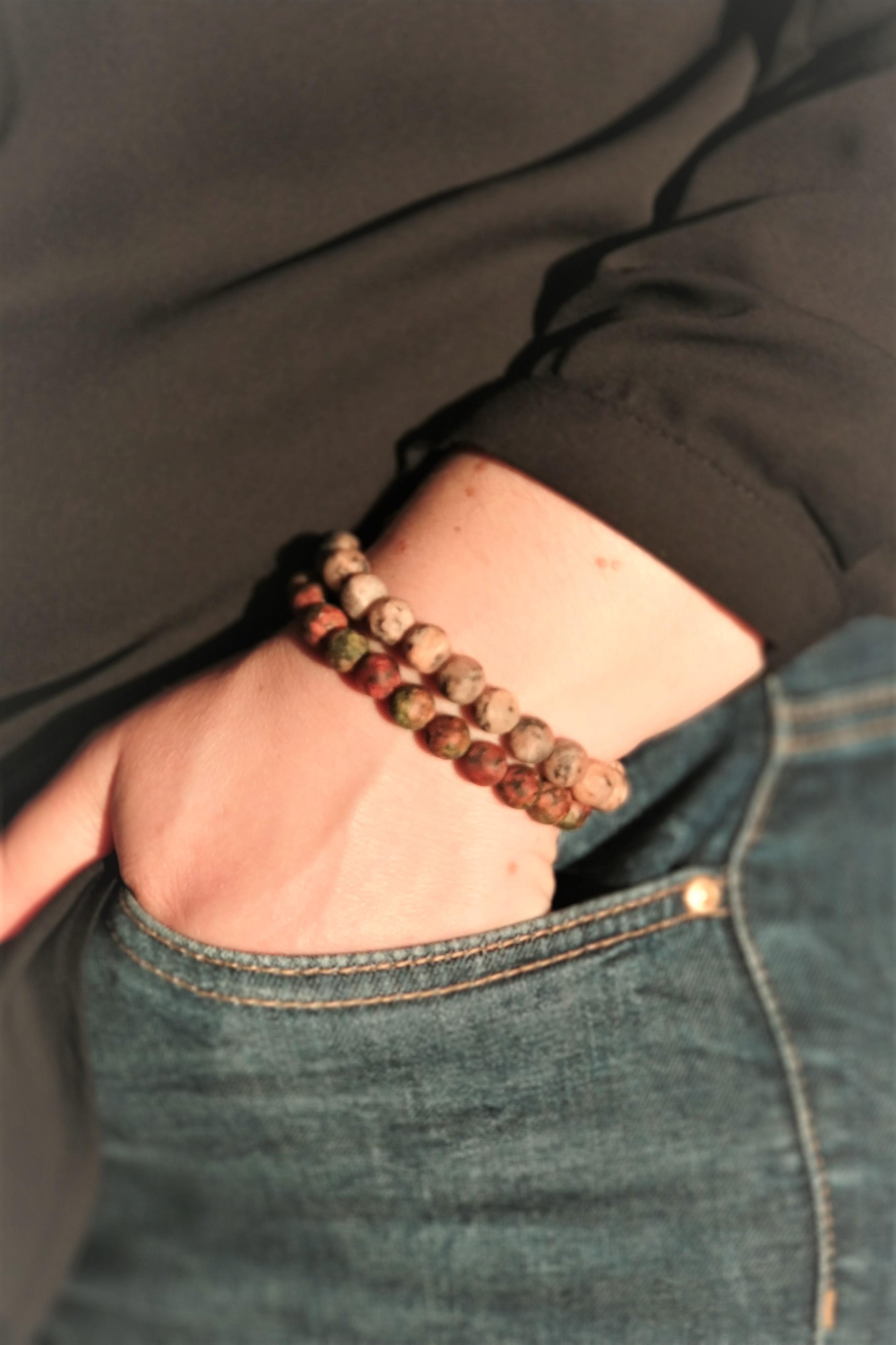 BileklikJTKB20809 DOĞAL TAŞ KOMBİN BİLEKLİKJanti