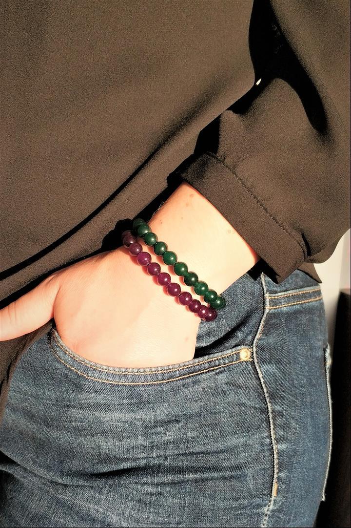 BileklikJTKB20810 DOĞAL TAŞ KOMBİN BİLEKLİKJanti