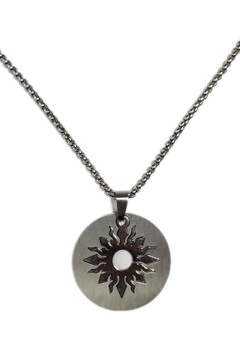 Çelik KolyeJTSS22ÇEK1003 Çelik Kolye Zinciri Güneş Kolye Ucu Paslanmaz Renk Atmaz Janti GarantiliJanti