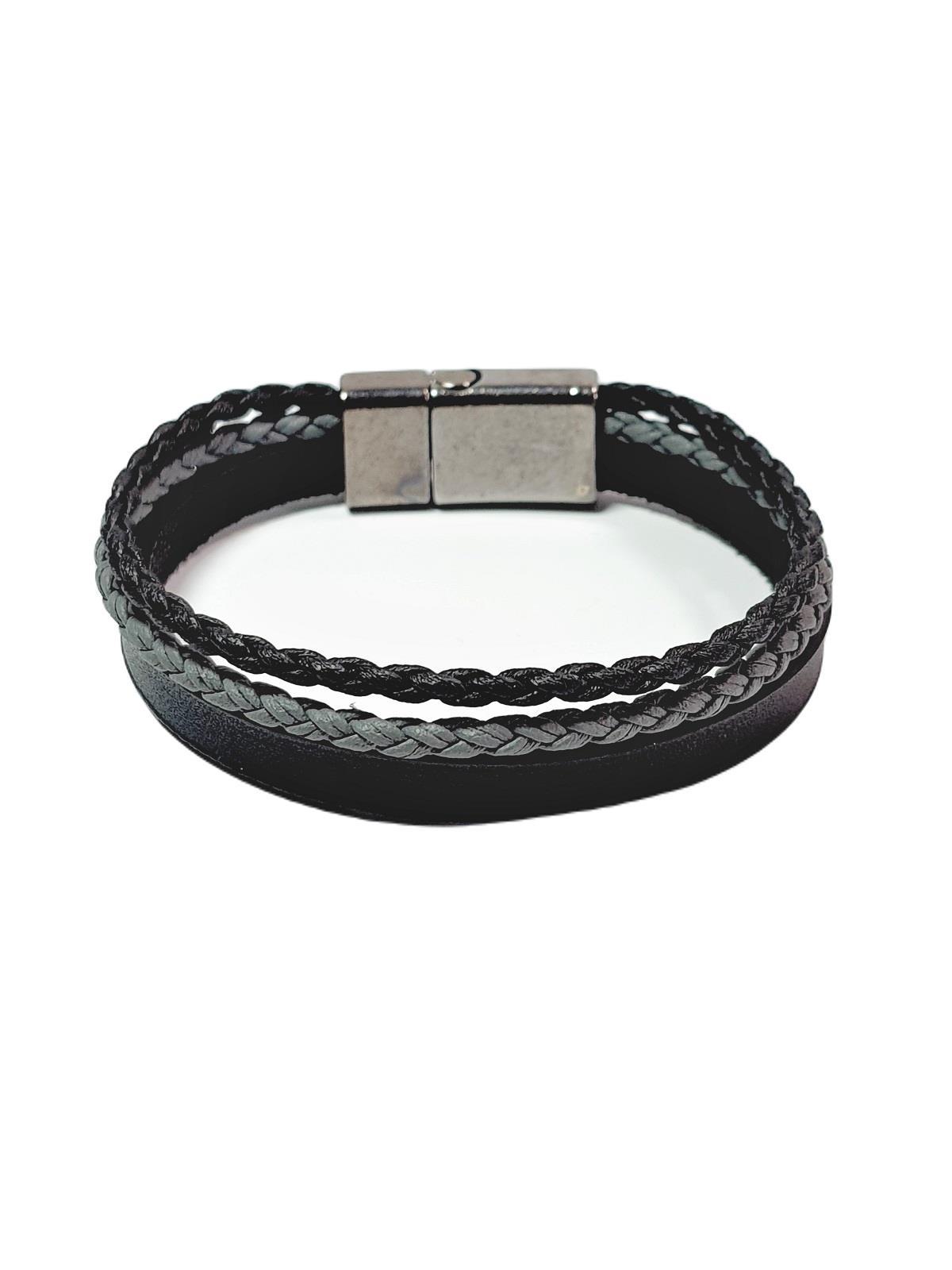 BileklikJTSS23DEB1308 JANTİ DERİ BİLEKLİK MIKNATIS KAPAMA GARANTİLİJanti