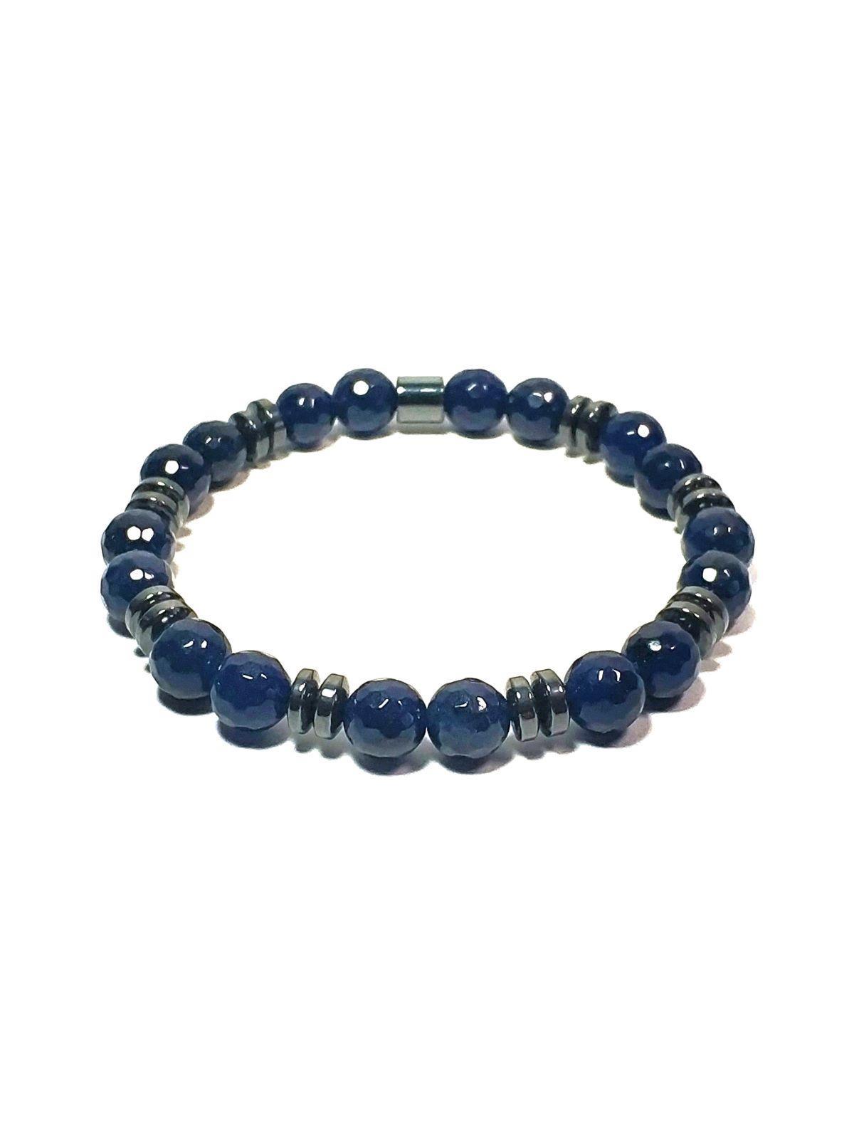 Doğaltaş BileklikJTSS24DOB1424 JANTİ UNISEX BİLEKLİK JADE ELMAS KESİM HEMATİT DOĞALTAŞ TASARIM GARANTİLİJanti