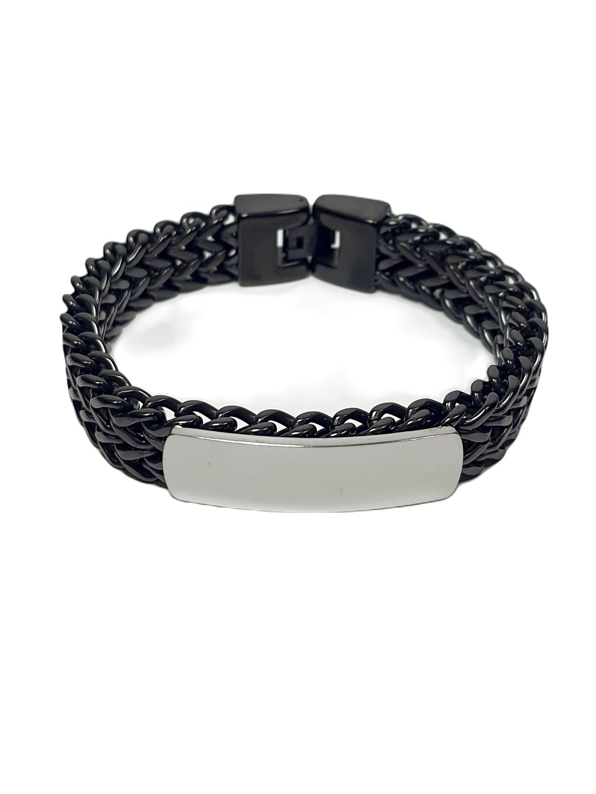 Çelik BileklikJTSS25ÇEB1481 ÇİFT SIRA CHARM ÖRGÜ DESEN MODEL SİYAH RENK ZİNCİR PASLANMAZ RENK ATMAZ 316L JANTİ ÇELİK BİLEKLİKJantideri bileklik, bileklik, erkek bileklik, hediye bileklik, janti bileklik, babalar günü, sevgililer günü, yılbaşı, öğretmenler günü, çelik bileklik, doğaltaş bileklik, kombin bileklik, tasarım bileklik, özel tasarım bileklik