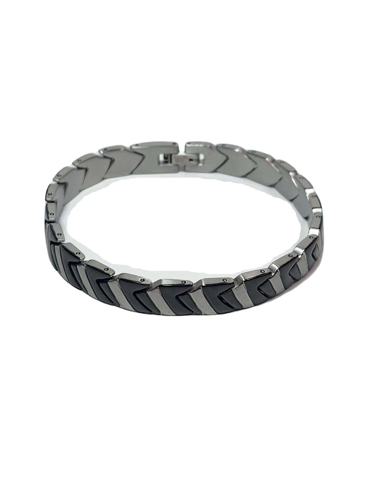 Çelik BileklikJTSS25ÇEB1487 İTALYAN CHARM DESEN KÜNYE MODEL GÜMÜŞ GRİ SİYAH RENK PASLANMAZ RENK ATMAZ 316 L JANTİ ÇELİK BİLEKLİKJantideri bileklik, bileklik, erkek bileklik, hediye bileklik, janti bileklik, babalar günü, sevgililer günü, yılbaşı, öğretmenler günü, çelik bileklik, doğaltaş bileklik, kombin bileklik, tasarım bileklik, özel tasarım bileklik