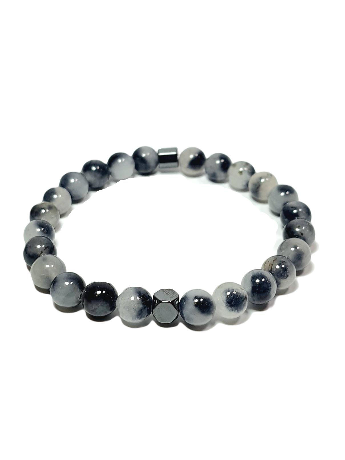 Doğaltaş BileklikJTSS25DOB1549 AKİK HEMATİT KOYU GRİ JANTİ DOĞALTAŞ BİLEKLİKJanti