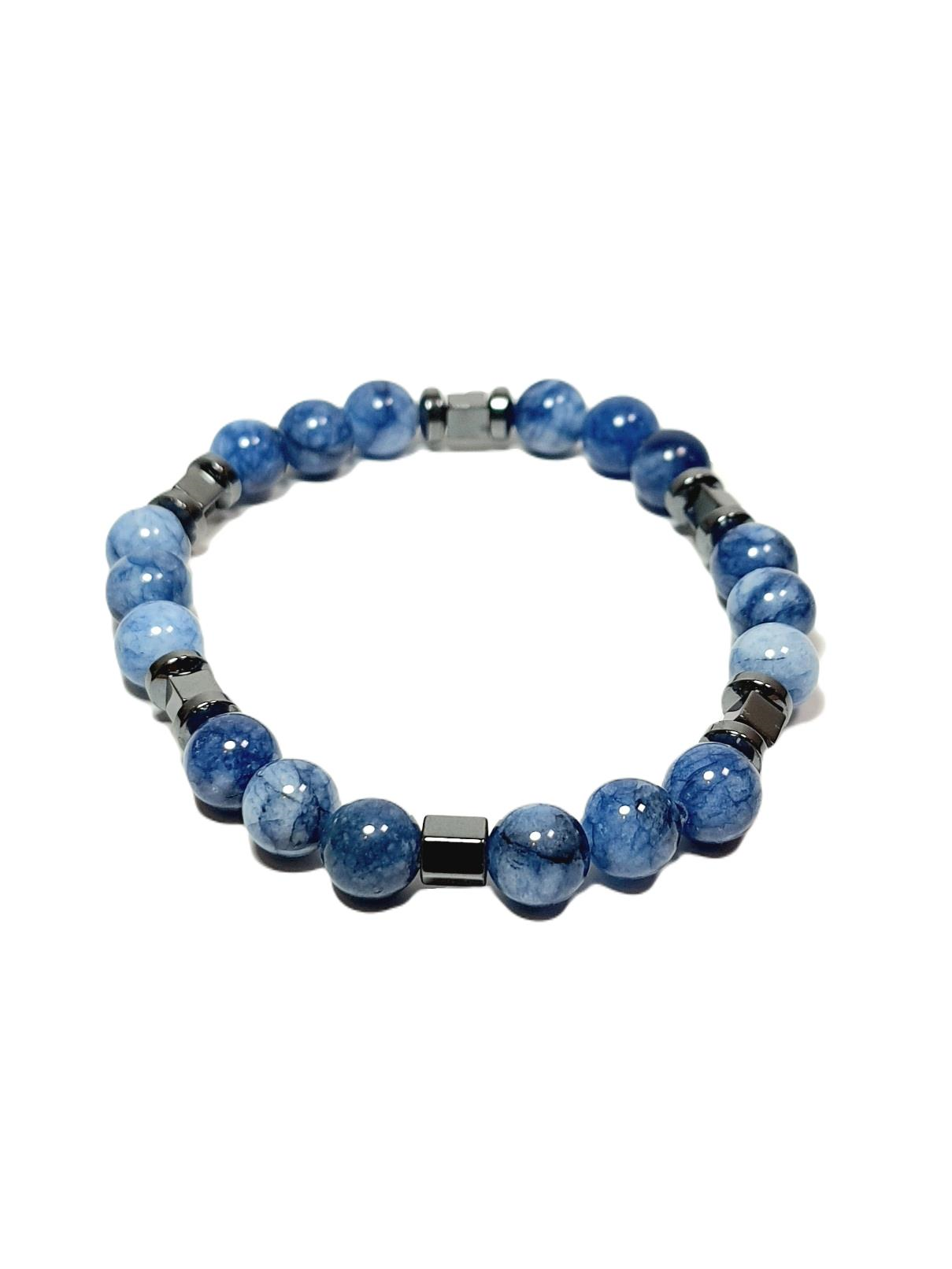 Doğaltaş BileklikJTSS25DOB1550 AKİK HEMATİT MAVİ JANTİ DOĞALTAŞ BİLEKLİKJanti