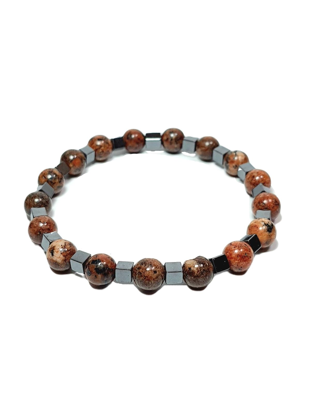 Doğaltaş BileklikJTSS25DOB1552 CEYT HEMATİT TABA JANTİ DOĞALTAŞ BİLEKLİKJanti