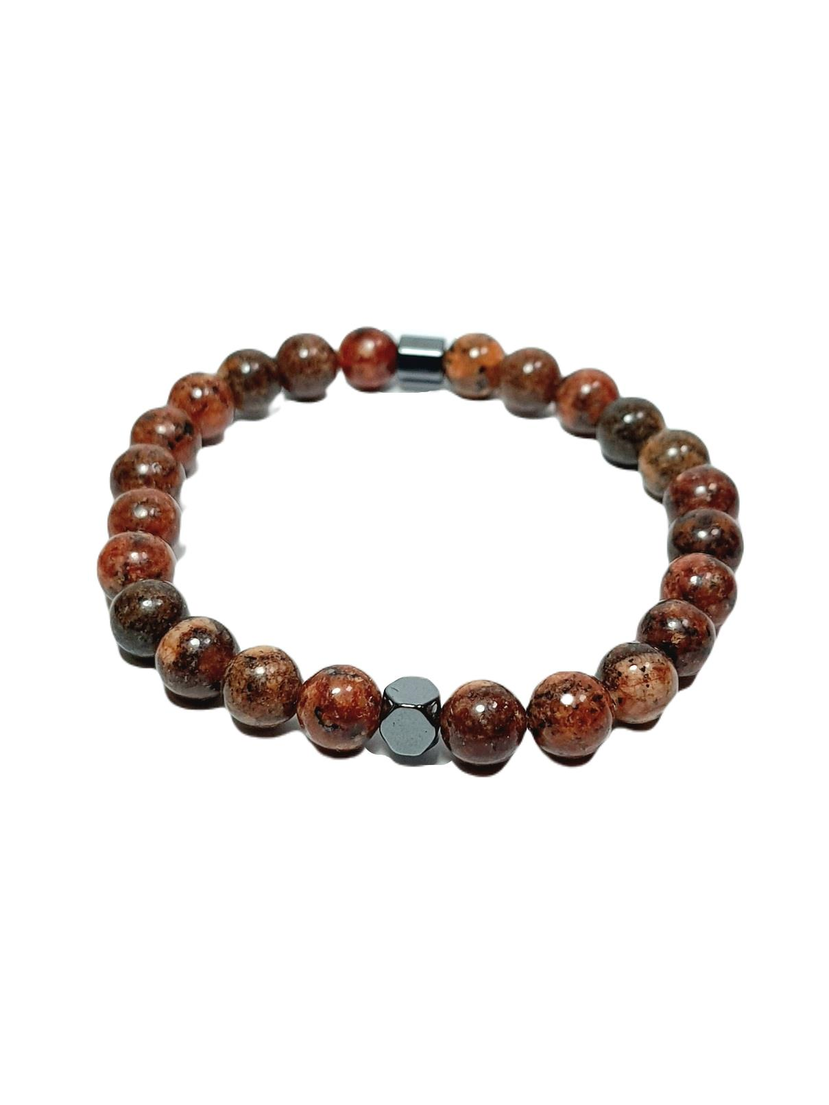 Doğaltaş BileklikJTSS25DOB1553 CEYT HEMATİT TABA JANTİ DOĞALTAŞ BİLEKLİKJanti