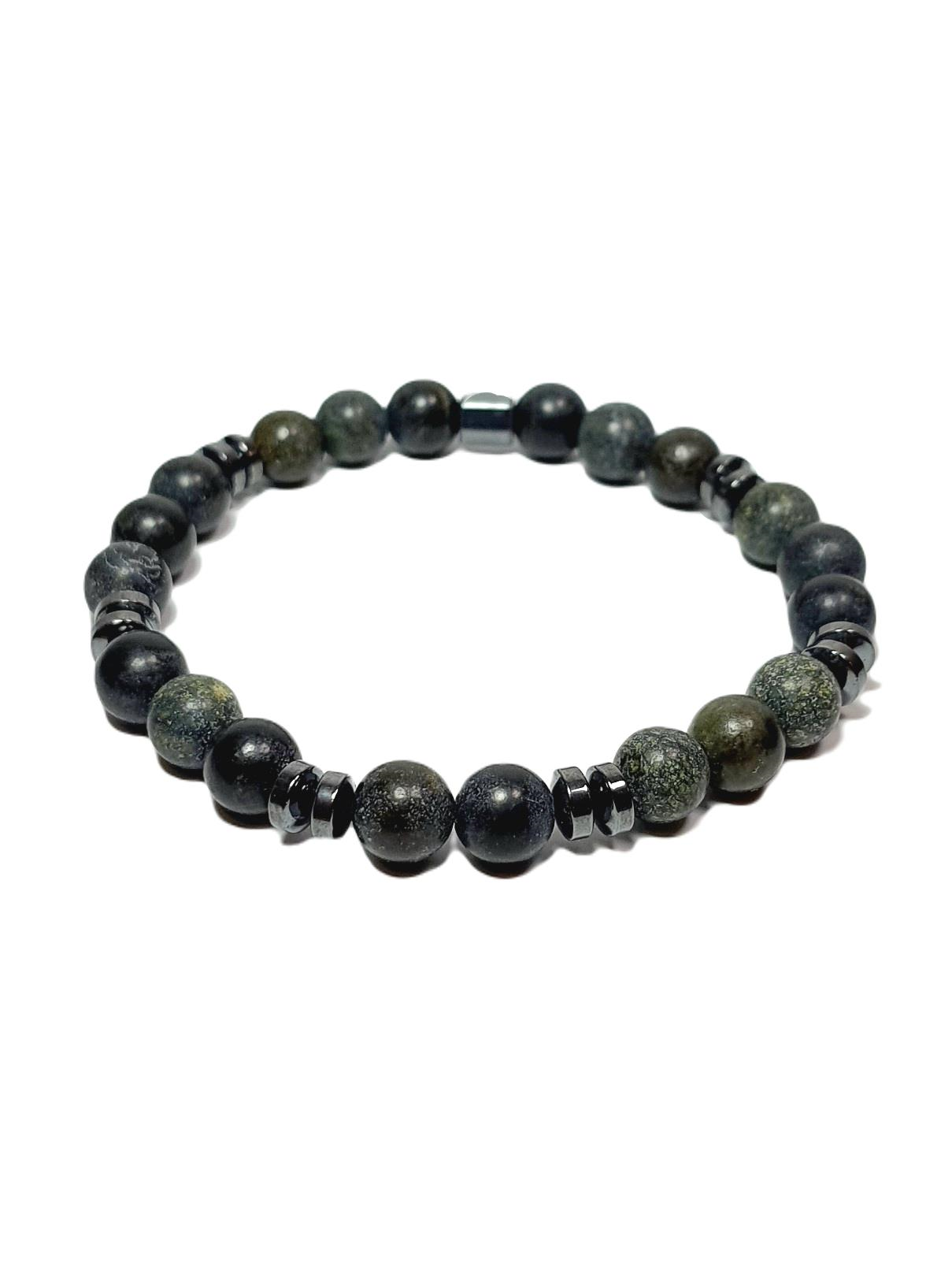 Doğaltaş BileklikJTSS25DOB1557 CEYT HEMATİT HAKİ JANTİ DOĞALTAŞ BİLEKLİKJanti