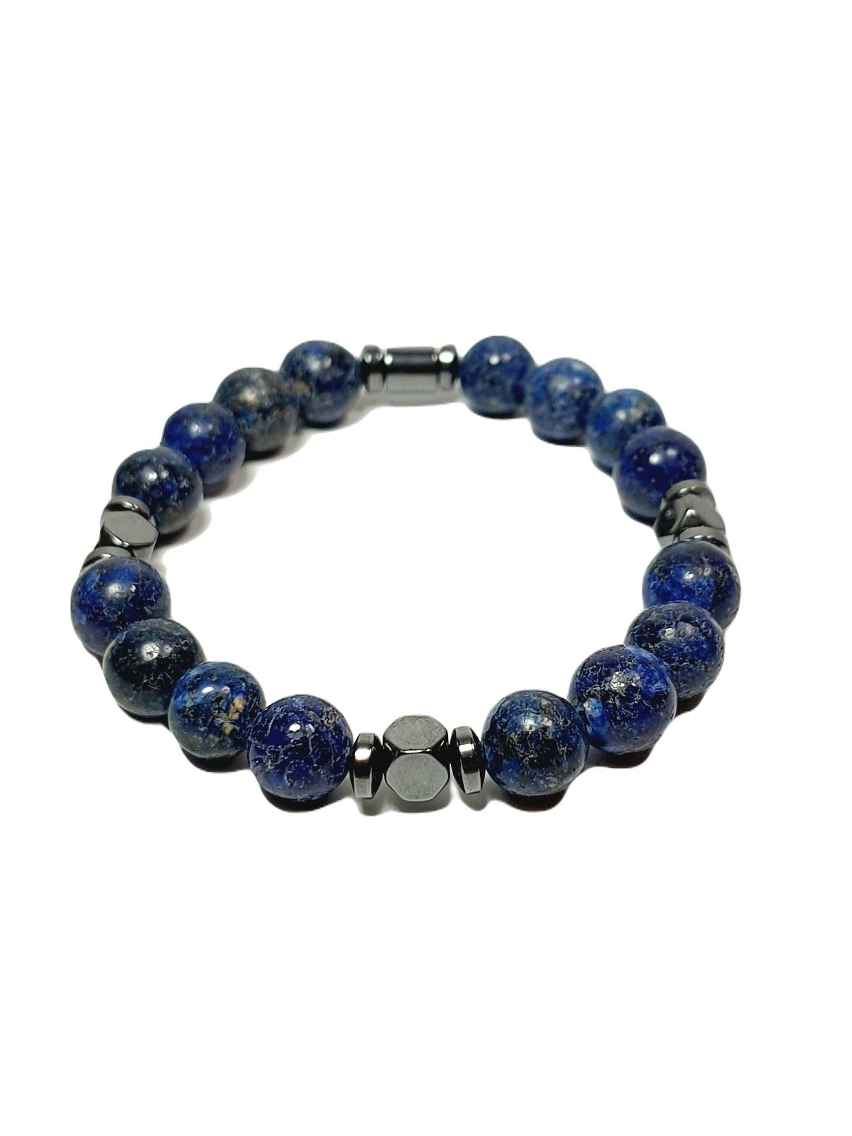 Doğaltaş BileklikJTSS25DOB1563 CEYT HEMATİT LACİVERT JANTİ DOĞALTAŞ BİLEKLİKJanti