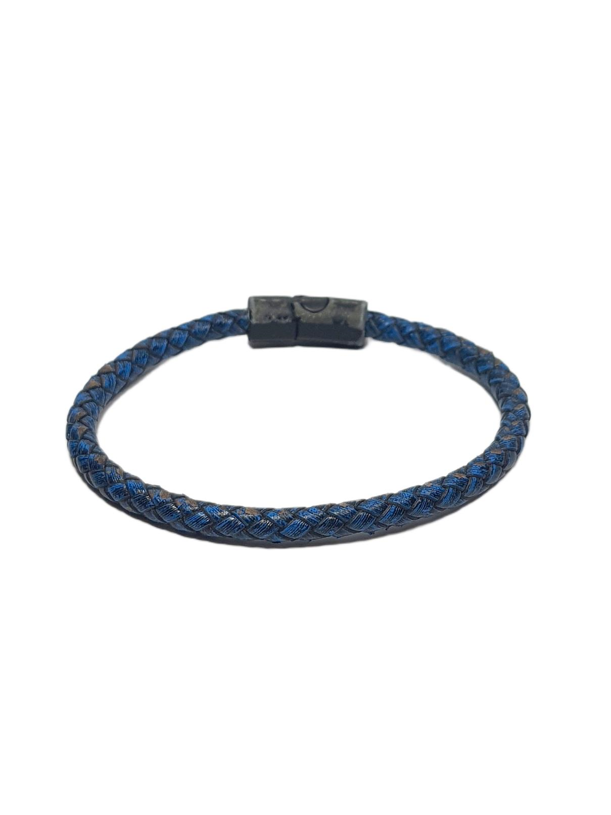 Doğaltaş BileklikJTSS26BLK1725 VİNTAGE ALAŞIMLI METAL KİLİTLİHAKİKİ DERİ GARANTİLİ JANTİ BİLEKLİKJanti
