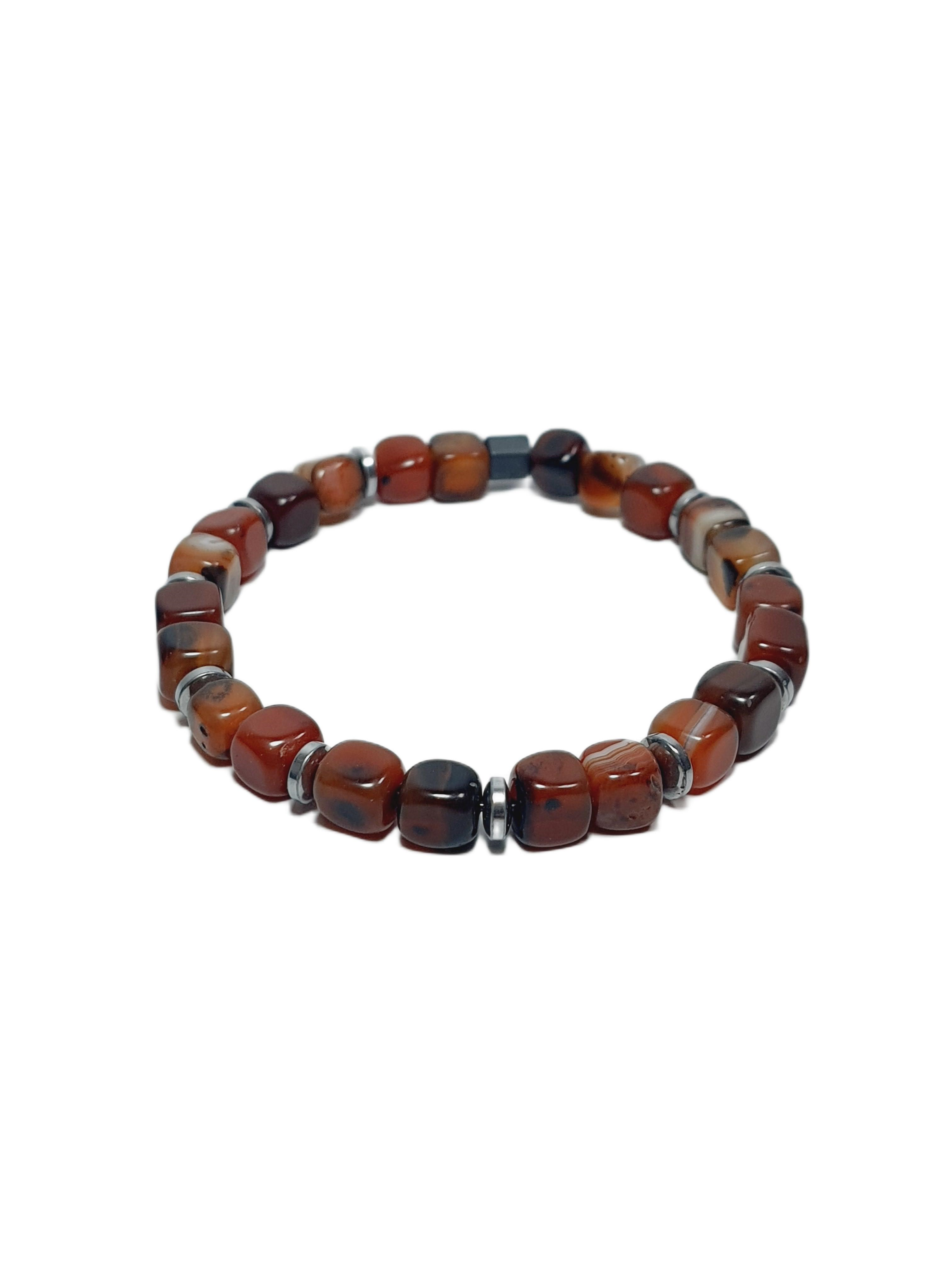 Doğaltaş BileklikJTSS26BLK1821 LAPİS LAZULİ ONYX HEMATİT DOĞALTAŞ MAVİ SİYAH 8 MM GARANTİLİ ESNEK JANTİ BİLEKLİKJanti