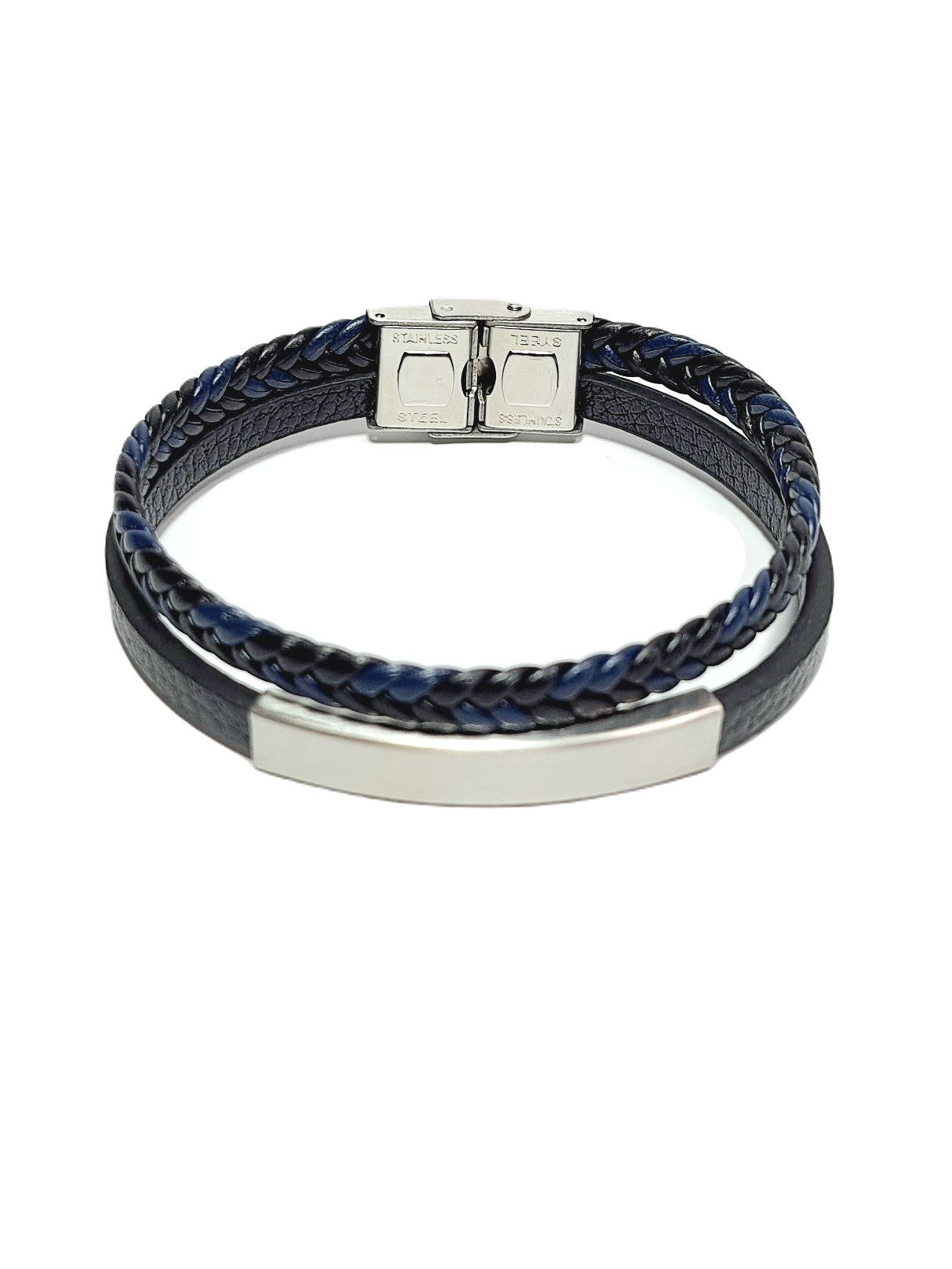 Doğaltaş BileklikLFNSS25DCB112350113-FELIX-STANDARTJANTİ LFN12 mm Suni deri çelik çengelli kapama bileklik