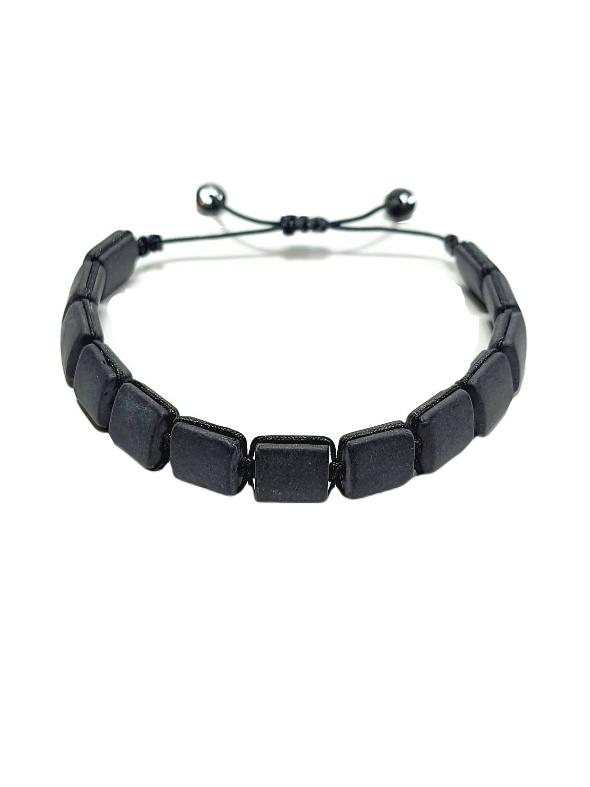 Doğaltaş BileklikLFNSS25DIB112350096-V-STANDARTJANTİ LFN10 mm Hematit Doğaltaş ip örme asansör kapama bileklik